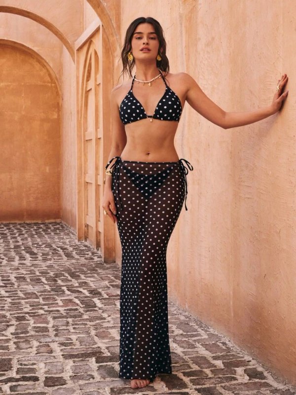 BIKINI MIDNIGHT POLKA DOT