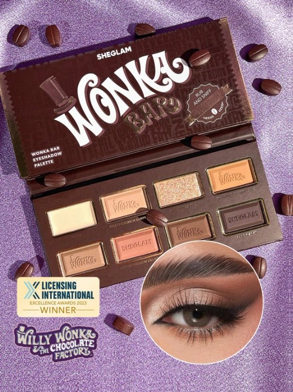 SHEGLAM Wonka Bar – Paleta de Sombras de Ojos