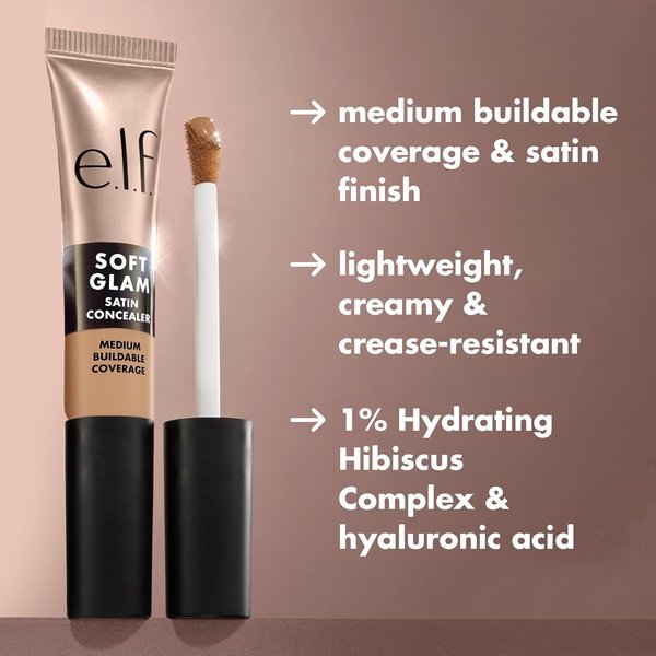 Corrector Hidratante e.l.f. Soft Glam 20 Light Cool