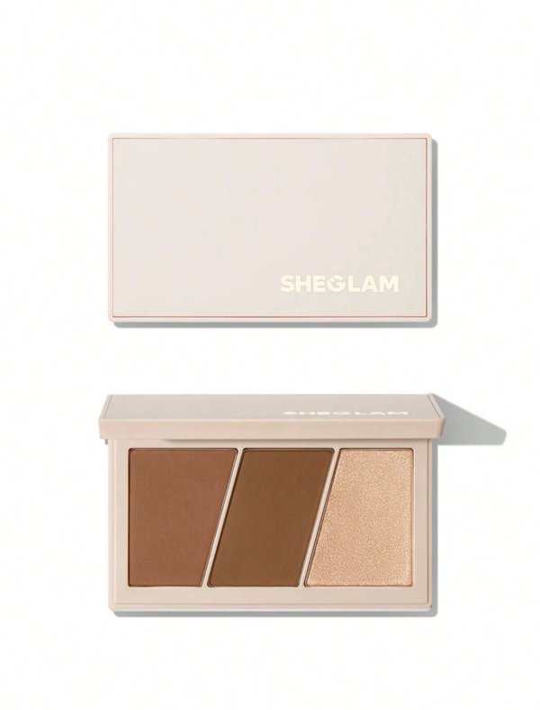 SHEGLAM Trio Hero Face Palette – Camel