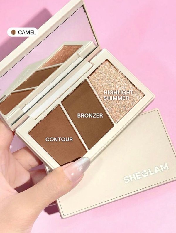 SHEGLAM Trio Hero Face Palette – Camel
