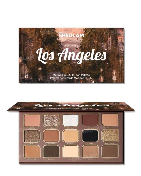 SHEGLAM Matinée in L.A. Paleta de sombras – 15 tonos