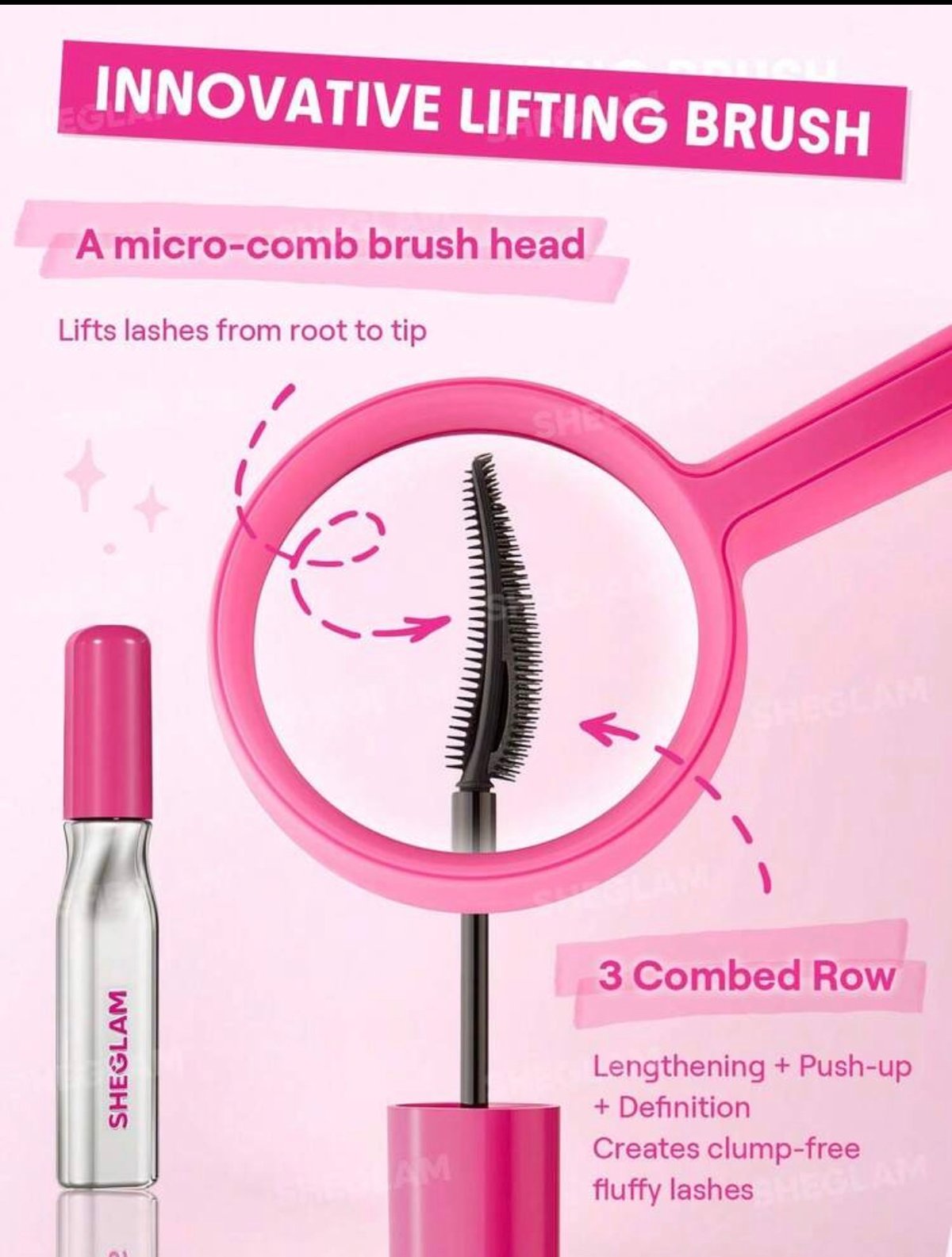 SHEGLAM Lashlighter Up & Out – Máscara de Pestañas - 2