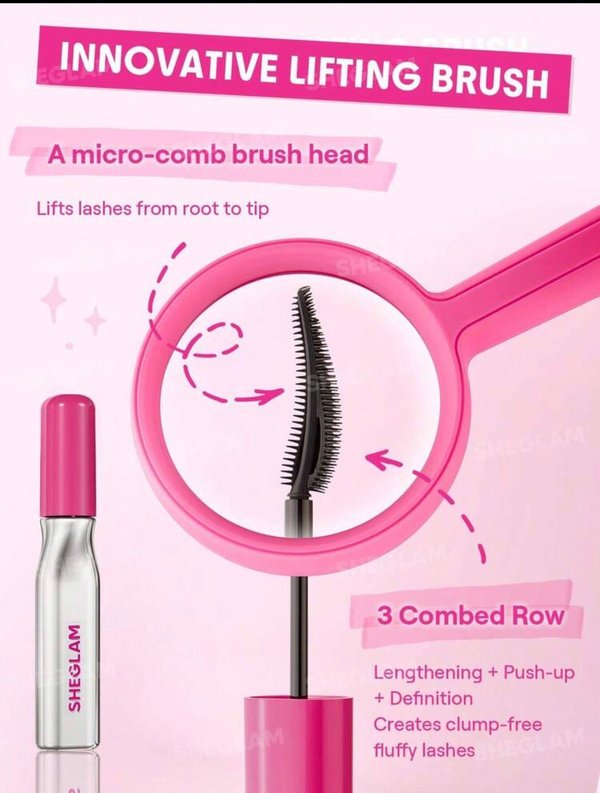 SHEGLAM Lashlighter Up & Out – Máscara de Pestañas