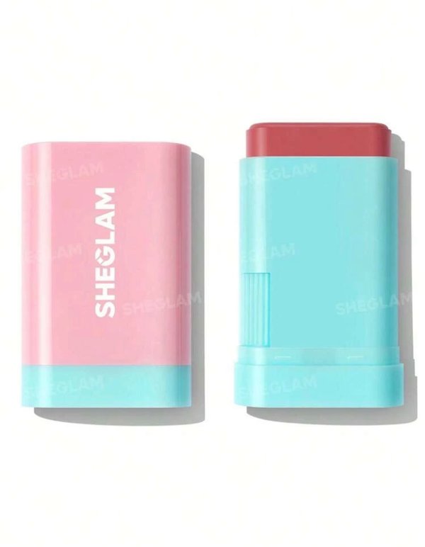 SHEGLAM Glass Glow – Colorete en Barra para Labios y Mejillas | Brisk Babe