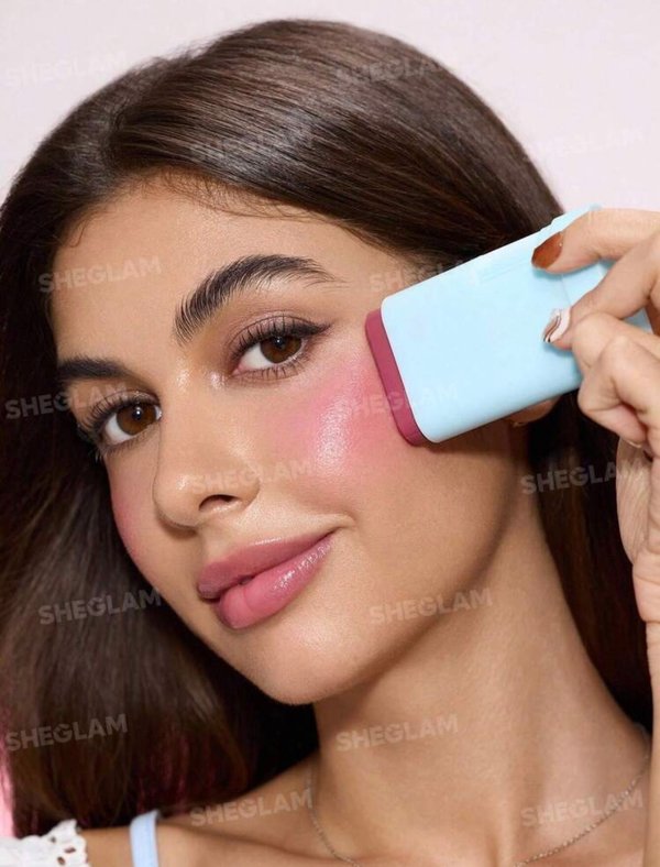 SHEGLAM Glass Glow – Colorete en Barra para Labios y Mejillas | Brisk Babe