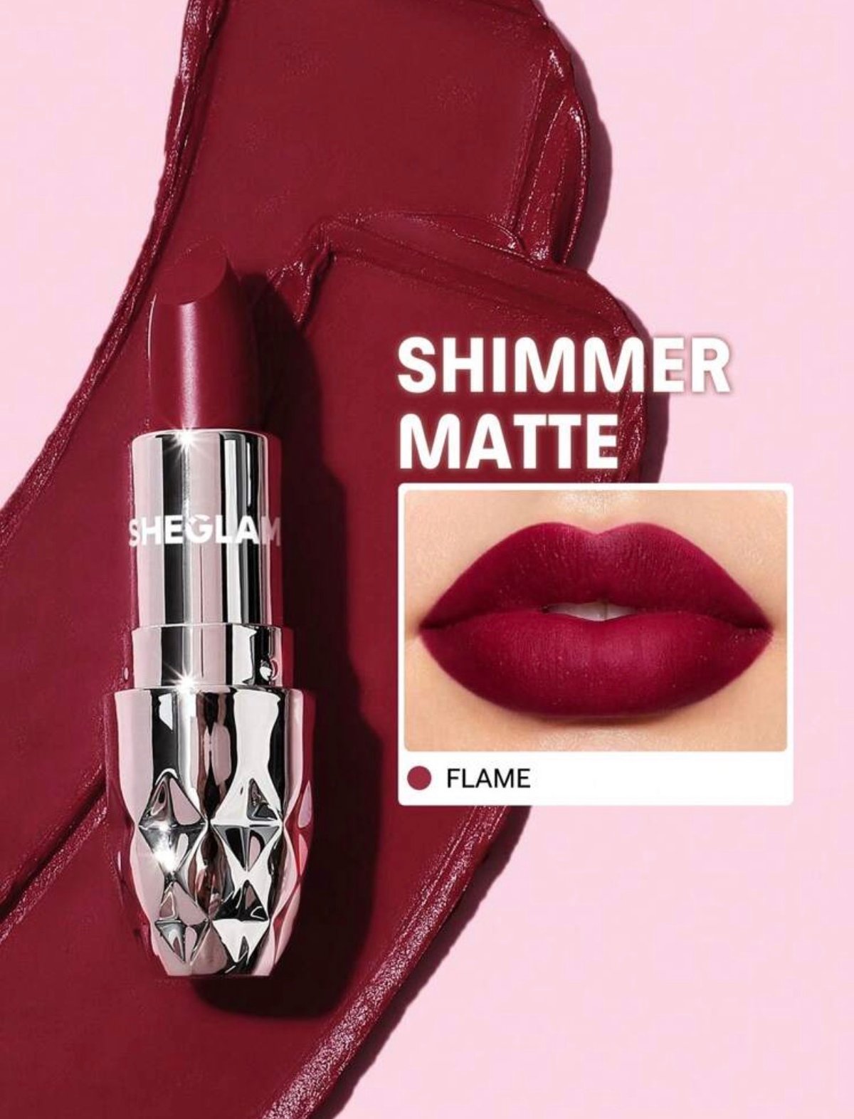 SHEGLAM Starlight Velvet – Labial Mate Aterciopelado | Flame - 2