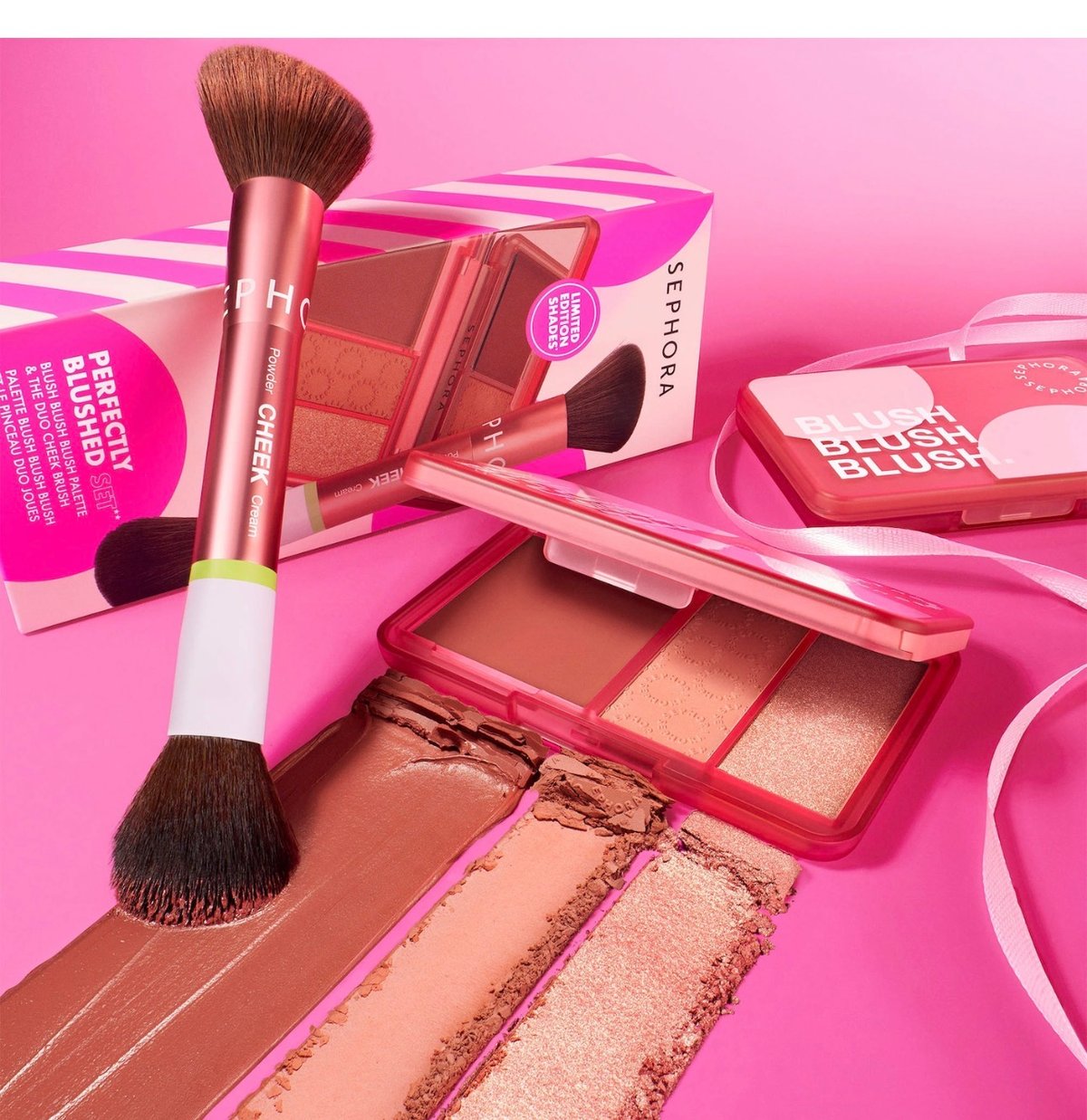 SEPHORA COLLECTION BLUSH TRIO + BRUSH