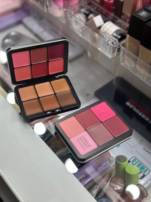 PALETA DE CONTORNOS, BLUSHES Y CORRECTORES