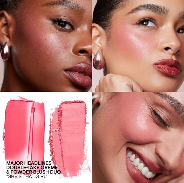 PATRICK TA MAJOR HEADLINES DOUBLE TAKE  CREME & POWDER BLUSH DÚO 