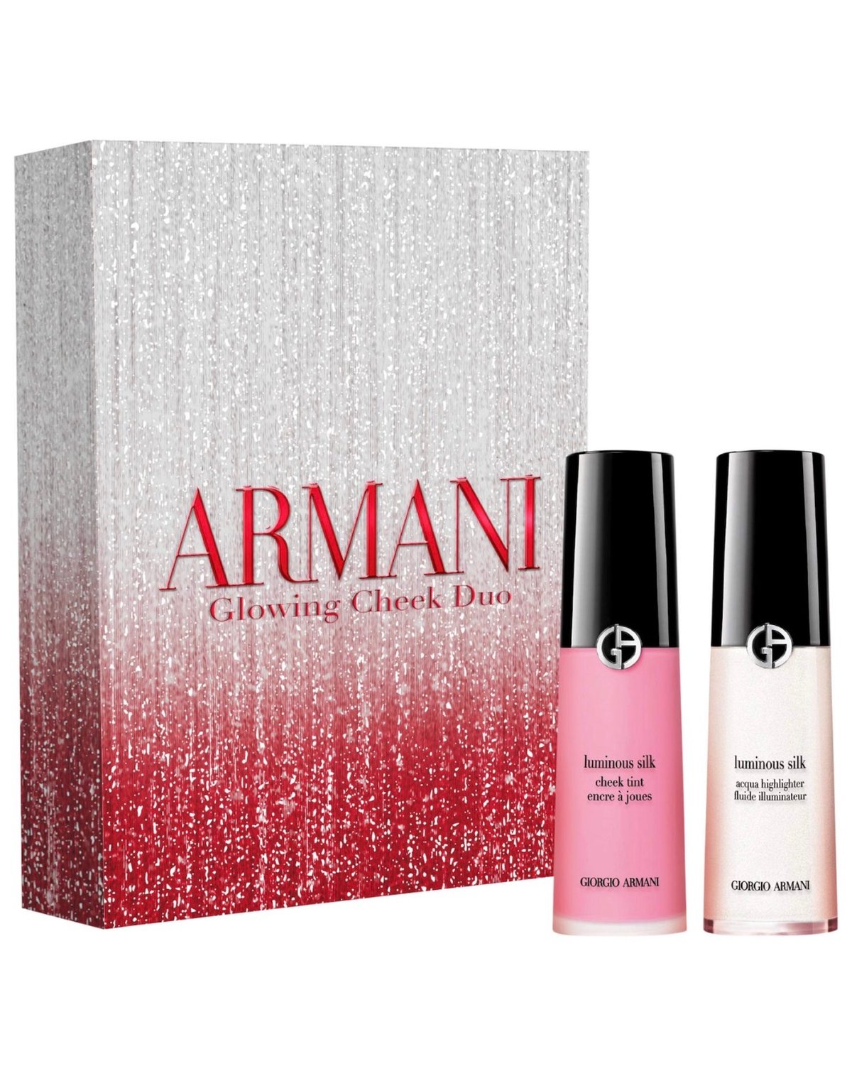 ARMANY BEAUTY GLOWING CHEEK LIQUID BLUSH & HIGHLIGHTER SET