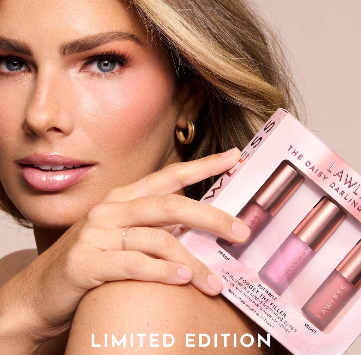 LAWLESS MINI DAISY DARLINGS LIP PLUMPING LIP GLOSS TRIO