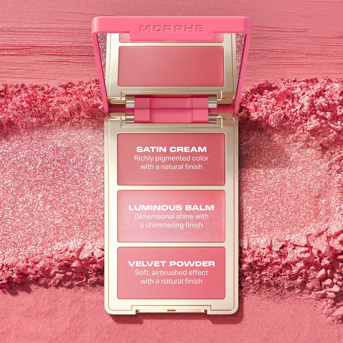 MORPHE CHEEK THRILLS MULTI FINISH BLUSH TRIO - 3