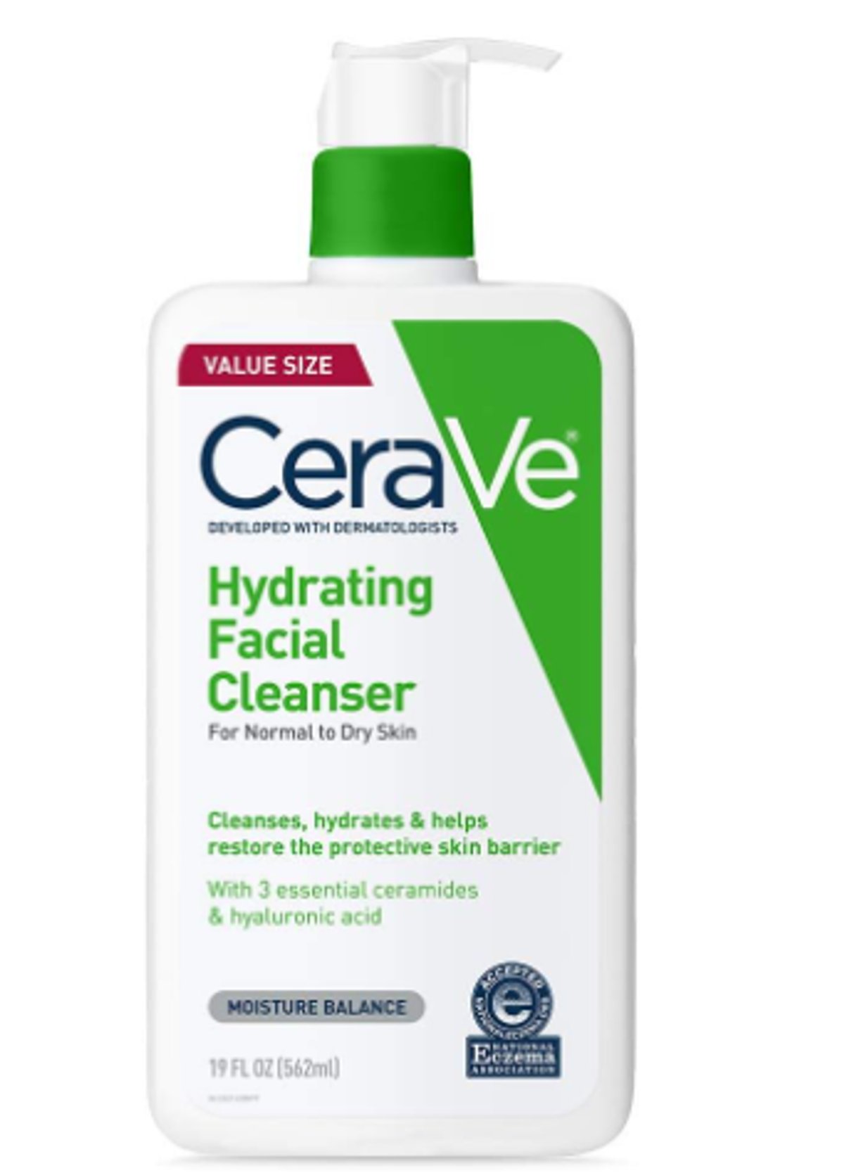 Gel Limpiador Crema/Espuma Hidratante Cerave Piel Seca 562ML