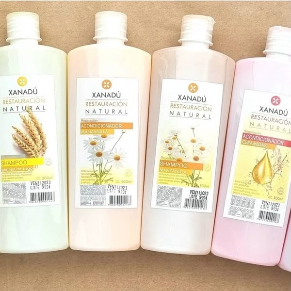 shampoo y acondicionador 500ml