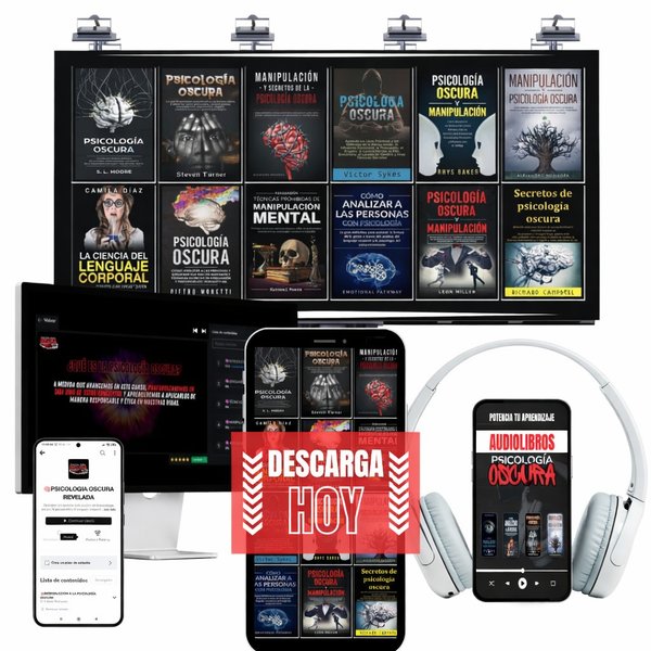 Colección Psicología Oscura + Audiolibros 