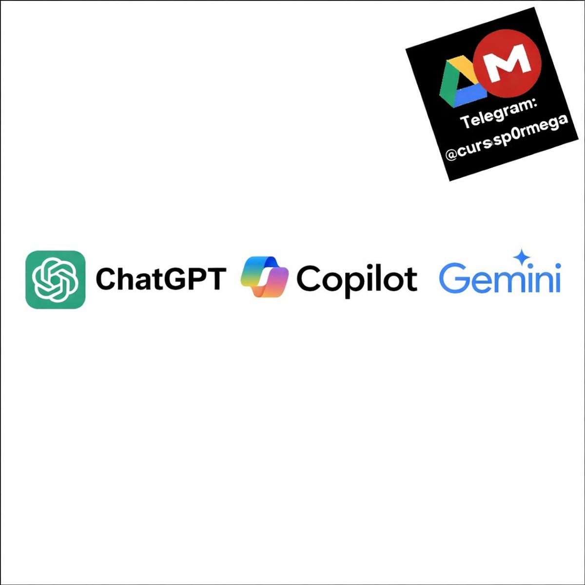 ChatGPT, Copilot y Gemini: 