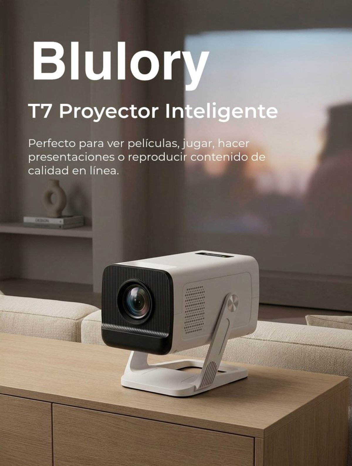 Proyector Inteligente Blulory T7 – Tu Cine en Casa - 3