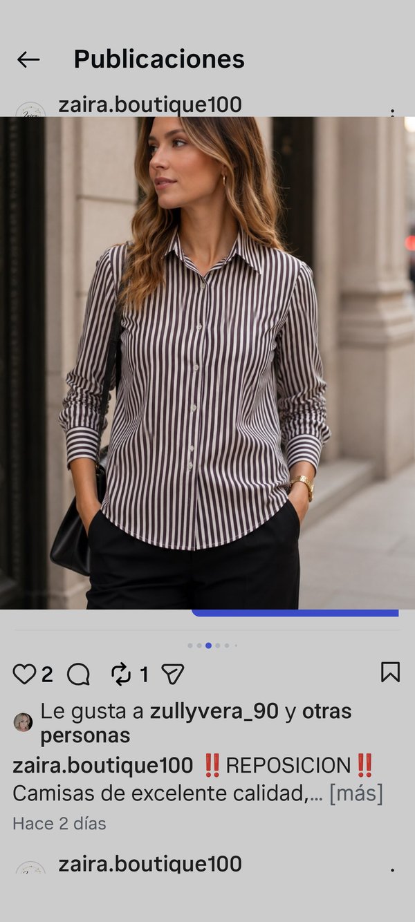 Camisa a rayas