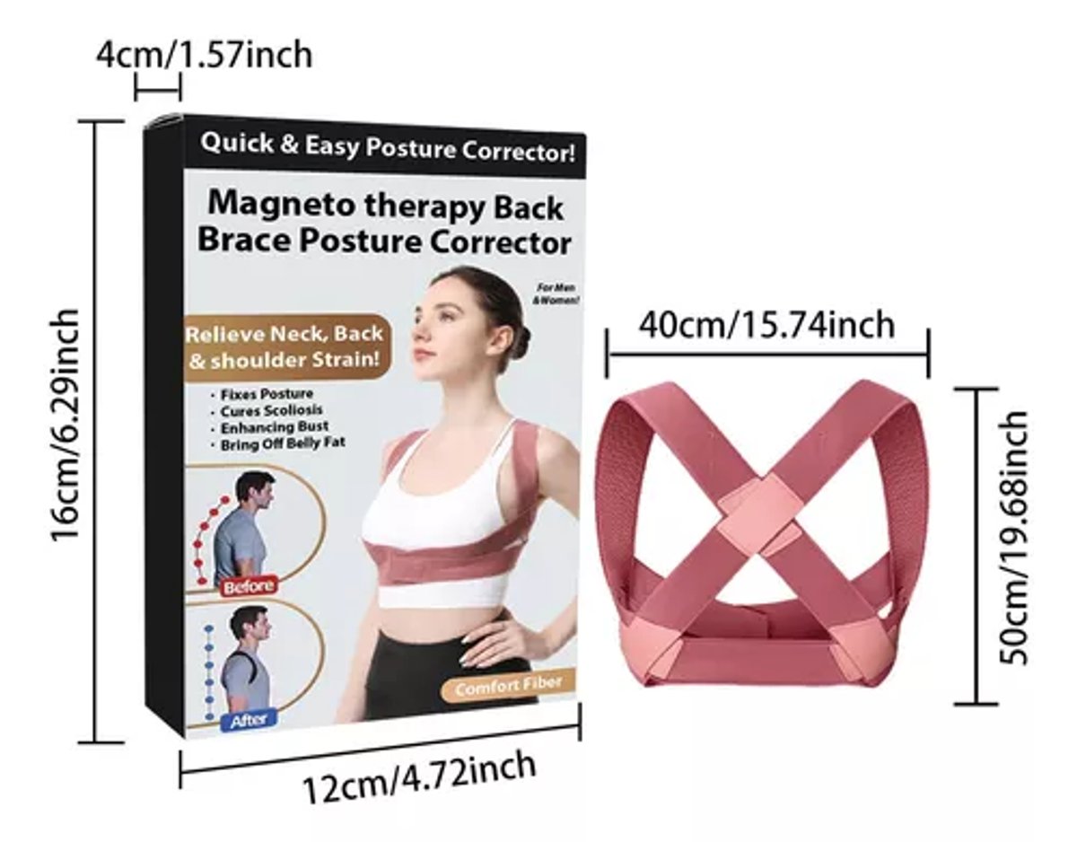 Corrector De Postura Unisex - 2