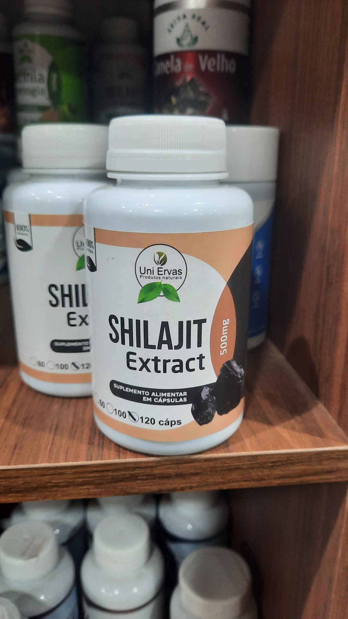 Shilajit Extract 500mg - Vitalidad Natural (60 Cápsulas)
