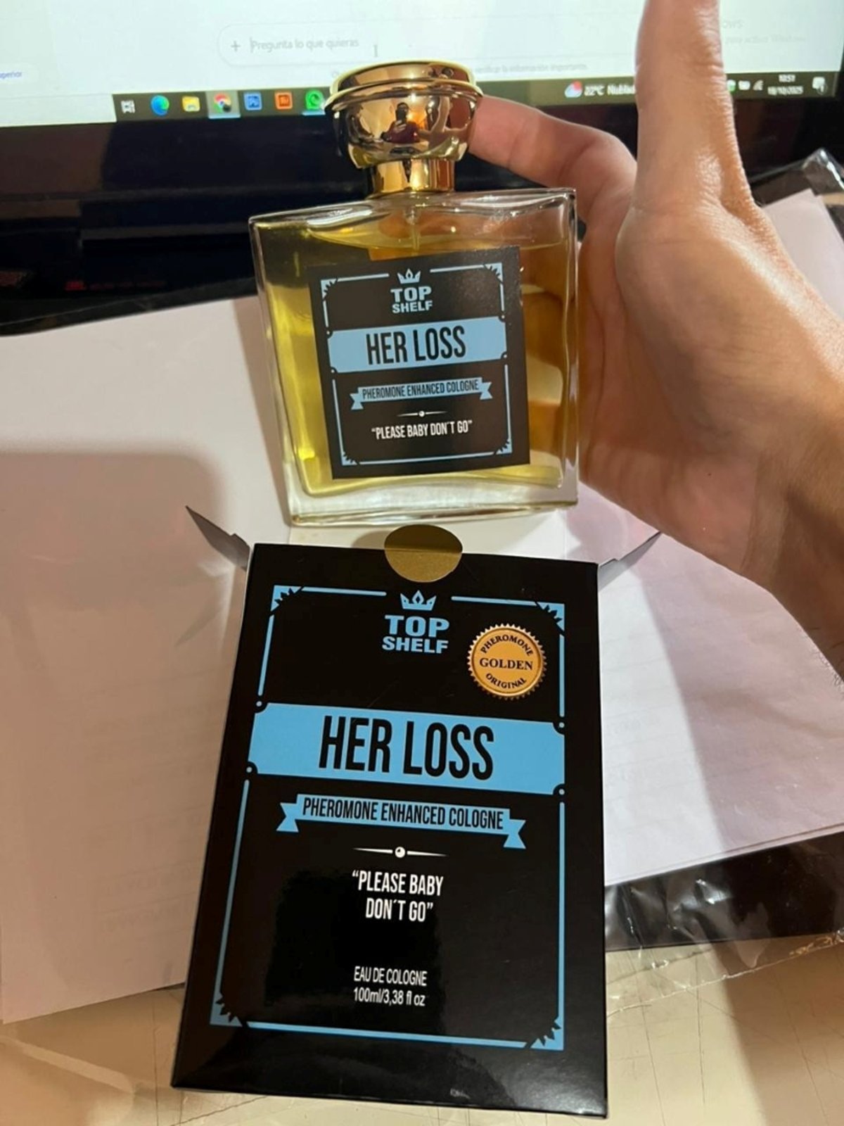 HER LOSS GOLDEN 2.0 ⚡ Magnetismo Real (100ml) - 2