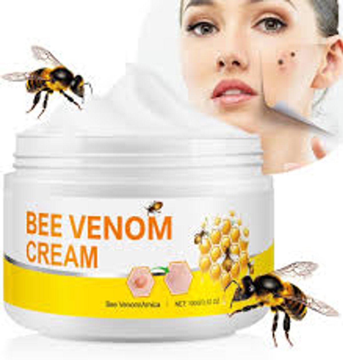 Crema Bee Venom - REJUVENECE TU ROSTRO SIN CIRUGÍAS! 🐝✨
