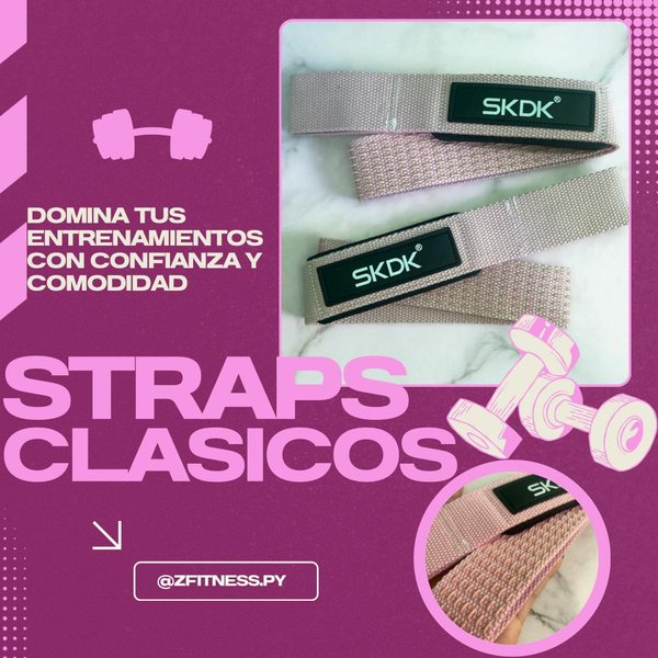 straps clasicos rosa