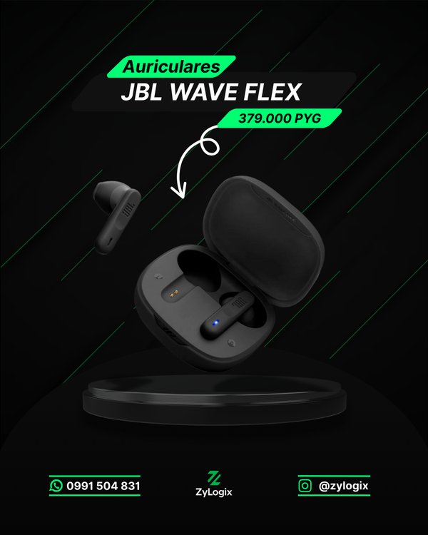 Auriculares JBL Wave Flex Wireless - Negro