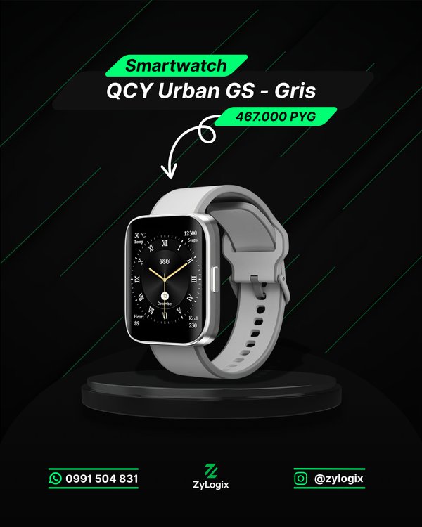 Smartwatch QCY Urban GS WA24S9A - Gris