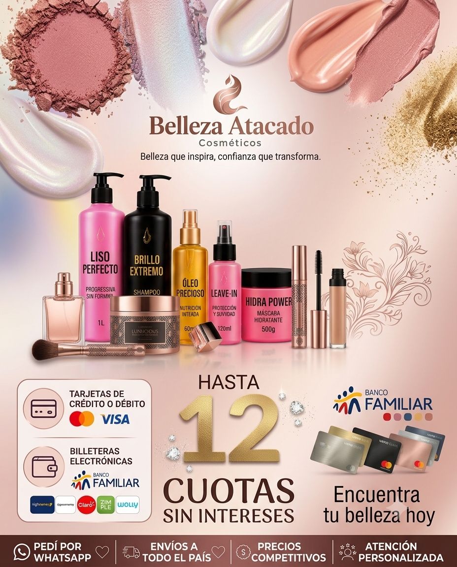 Belleza Cosméticos — banner 1